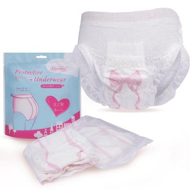 female period disposable women sanitary menstrual panty underwear