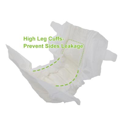100% organic anti-bacterial biodegradable bamboo disposable baby diapers