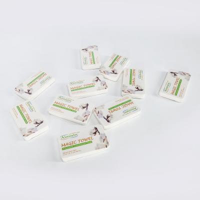 Custom LOGO disposable compressed magic towel