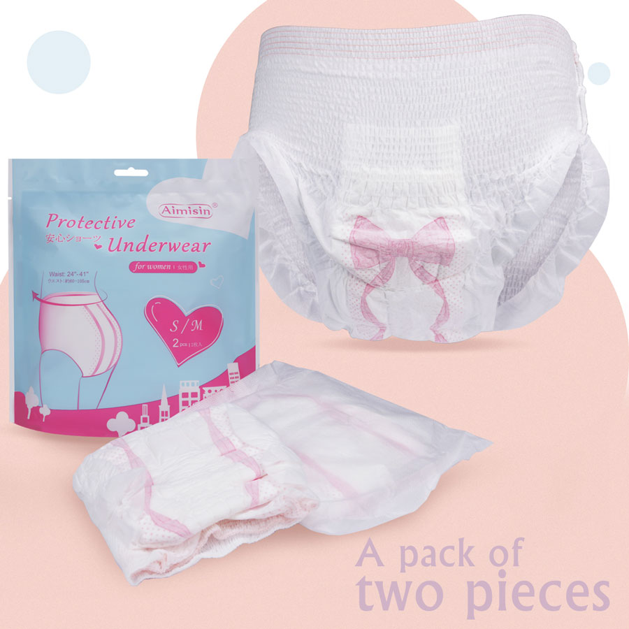 Correct use and selection of disposable menstrual protective underwear